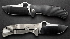 Weapons Knives Lions spyderco lion steel