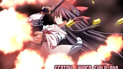 Weapons long hair brown eyes purple hair miko Pop Japanese 