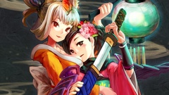 Weapons red eyes Momohime