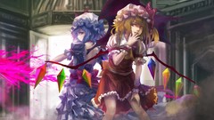 Weapons smoke wings crystals dress hats Vampires red eyes red 