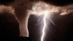 Weather tornadoes Lightning