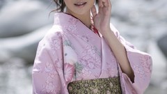 Web woman kimono asians models photo shoot Nana Aida