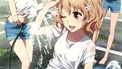Wet anime girls hanasaku iroha matsumae ohana oshimizu nako 