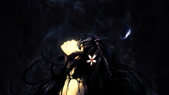 Wet long hair feathers