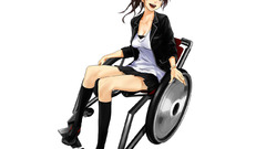 Wheelchair disabled Anime girls