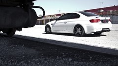 Wheels roads bmw m3 rear view cars backside