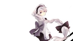 White background anime girls vocaloid Simple Background Sekka 