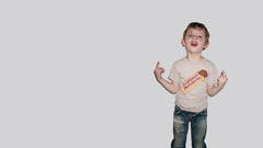 White background children