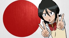 White background circles school uniforms kuchiki rukia Circe