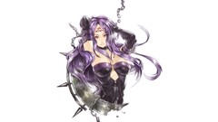 White background gloves chains long hair anime girls fate stay 