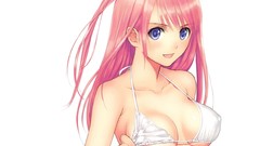 White background hair ornaments