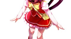 White background hats bows anime girls short hair touhou open 