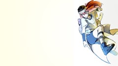 White background hats long hair anime girls open mouth tayuya 