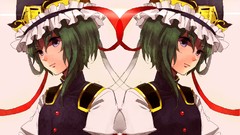 White background hats Ribbons faces anime girls uniforms short 