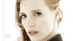 White background lace Actress green eyes redheads jessica 