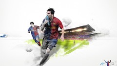 White background legend lionel messi soccer legendary FC 