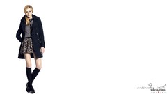 White background models Cassandra Smith