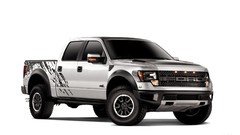 White background pickup trucks Ford F-150 SVT Raptor pick-up 