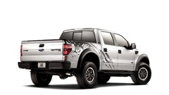 White background pickup trucks Ford F-150 SVT Raptor pick-up 