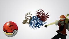 White background Pikachu Pokemon Pokeball Simple Background 