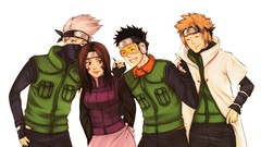 White background Team Manga naruto shippuden kakashi hatake 