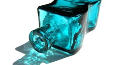 White backgrounds bottle glass