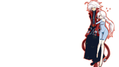 White blazblue Ragna Anime