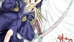 White blondes green eyes nitroplus kikokugai