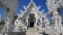 White buddhism Temples Thailand