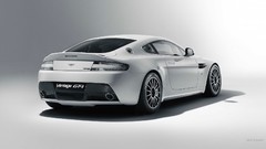 White cars Aston Martin
