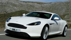 White cars Aston Martin vehicles Aston Martin Virage amlı