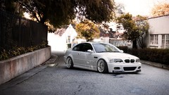 White cars BMW bmw m3 Bmw m3 e46