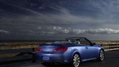 White cars convertible Infiniti G37