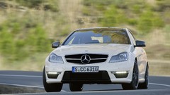 White cars cream Mercedes-Benz front view vehicles motion blur 