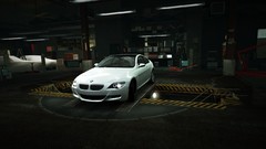 White cars garage need for speed need for speed world bmw m6 