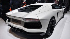 White cars geneva Lamborghini-Aventador