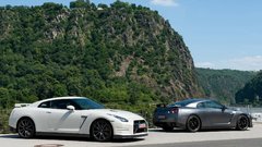 White cars gray Nissan