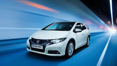 White cars Honda civic EU