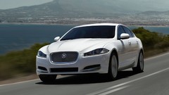 White cars Jaguar XF