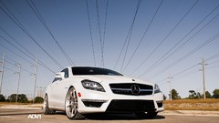 White cars Mercedes-Benz vehicles amg Mercedes-Benz CLS-Class 