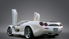 White cars Mitsuoka Orochi