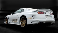 White cars Toyota back