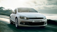 White cars Volkswagen Scirocco