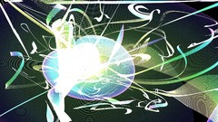 White flowers flames flamepainter