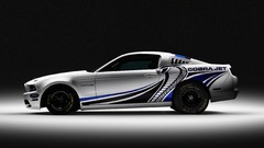 White Ford mustang twin turbo Ford Mustang Cobra cobra jet