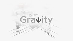 White gravity arrows