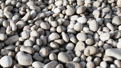 White gray stones sugar