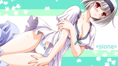 White hair anime girls