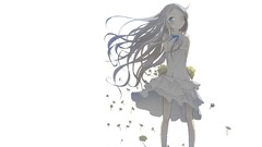 White hair anime girls