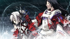 White hair anime girls